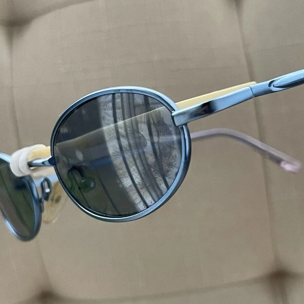 J.A.K Kids Sunglasses Blue Tone Metal Frame 100% UV Protection Sunglasses Shades